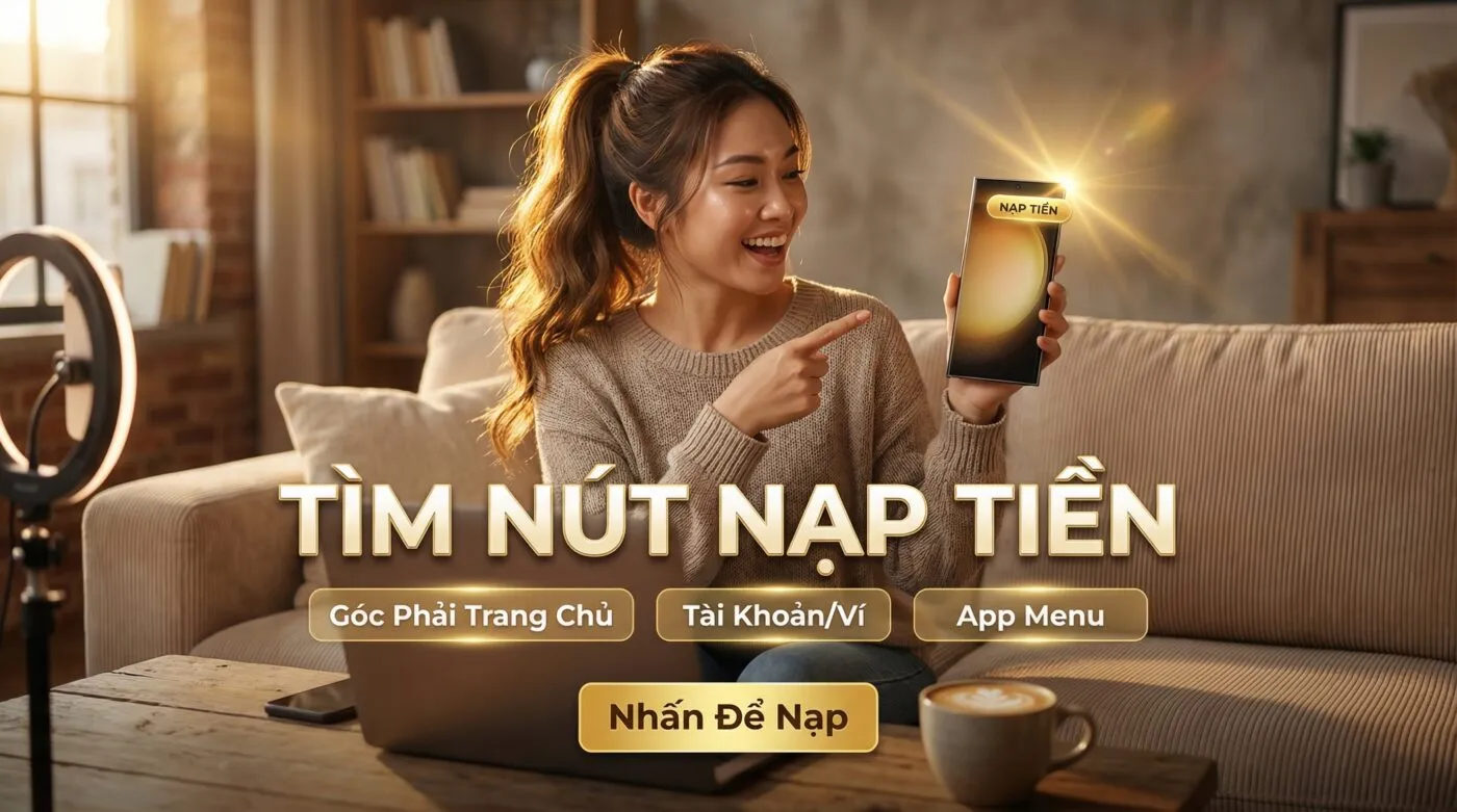 Tìm Nút Nạp Tiền