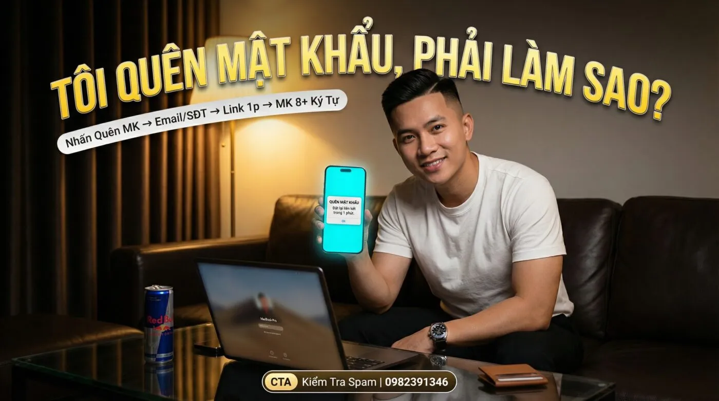 Tôi quên mật khẩu, phải làm sao?