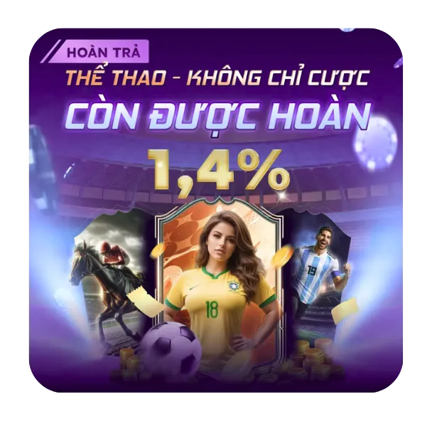 thể thao - không chỉ cược còn được hoàn
